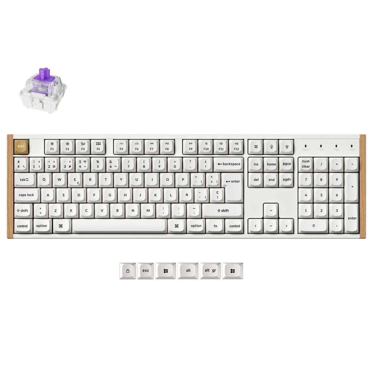 Keychron K10 HE Wireless Magnetic Switch Custom Keyboard ISO Layout Collection