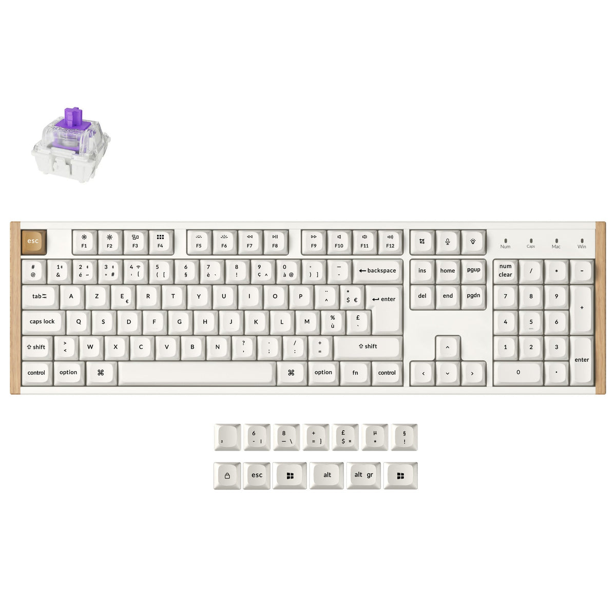 Keychron K10 HE Wireless Magnetic Switch Custom Keyboard ISO Layout Collection