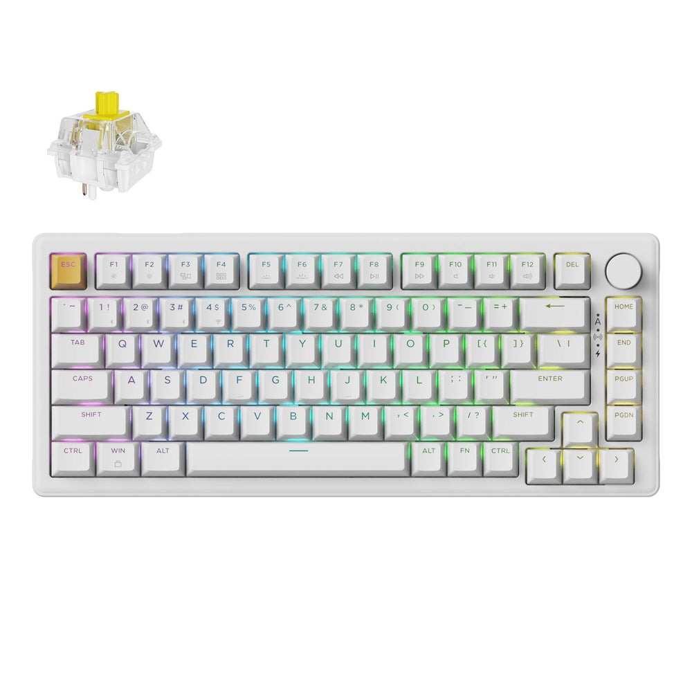 Keychron J2 QMK Wireless Mechanical Keyboard (US ANSI Layout)