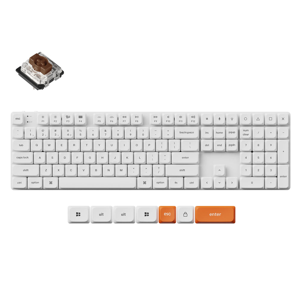 Keychron K5 Max QMK/VIA Wireless Custom Mechanical Keyboard (US ANSI Layout)