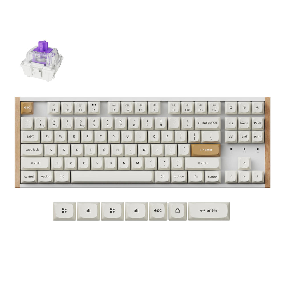 Keychron K8 HE Wireless Magnetic Switch Custom Keyboard (US ANSI Layout)