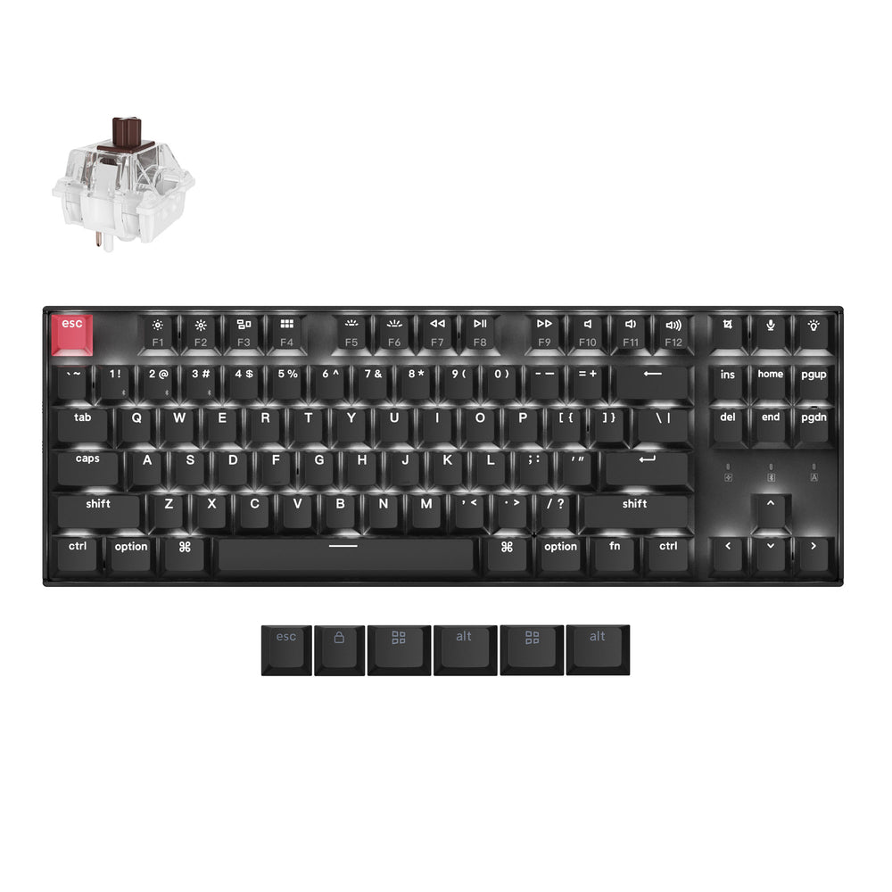Keychron K8 QMK Wireless Mechanical Keyboard (Version 2) (US ANSI Layout)