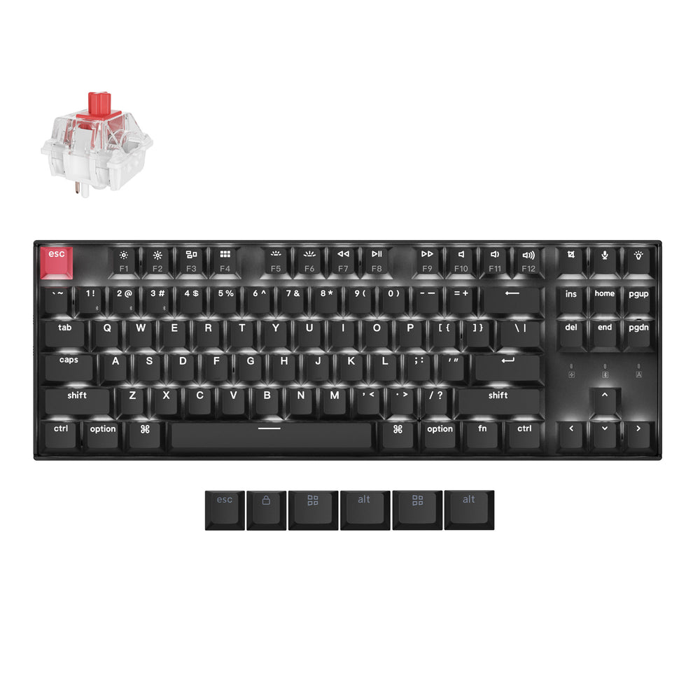 Keychron K8 QMK Wireless Mechanical Keyboard (Version 2) (US ANSI Layout)