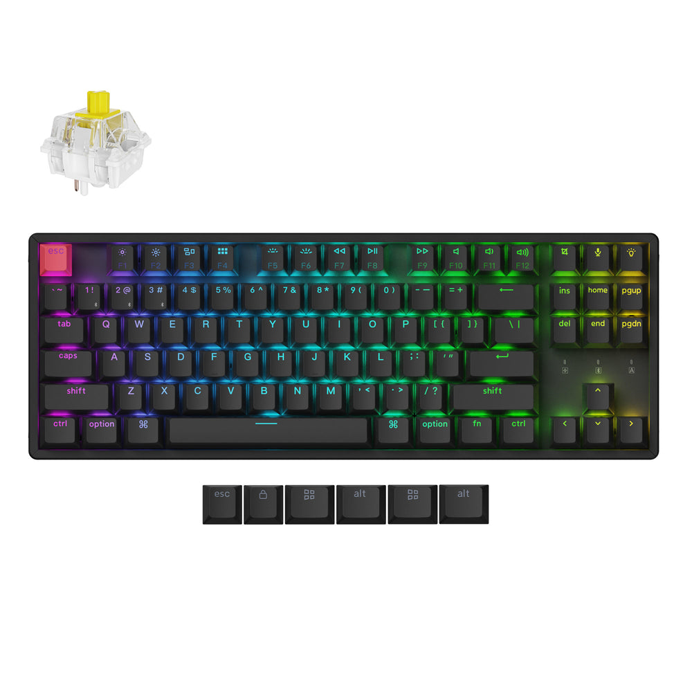 Keychron K8 QMK Wireless Mechanical Keyboard (Version 2) (US ANSI Layout)