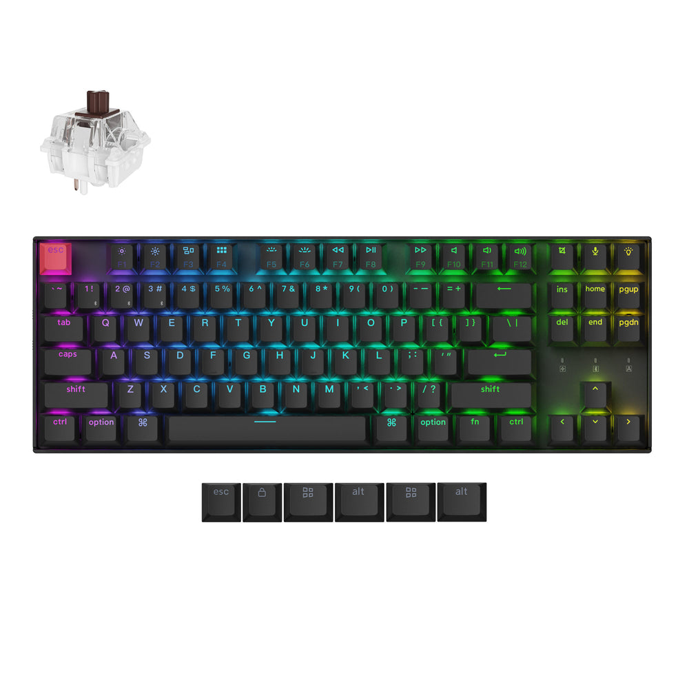 Keychron K8 QMK Wireless Mechanical Keyboard (Version 2) (US ANSI Layout)