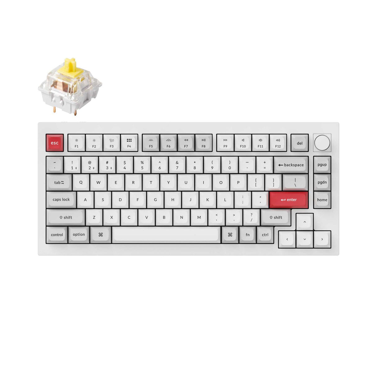 Keychron Q1 Pro QMK/VIA Wireless Custom Mechanical Keyboard (US ANSI Layout)