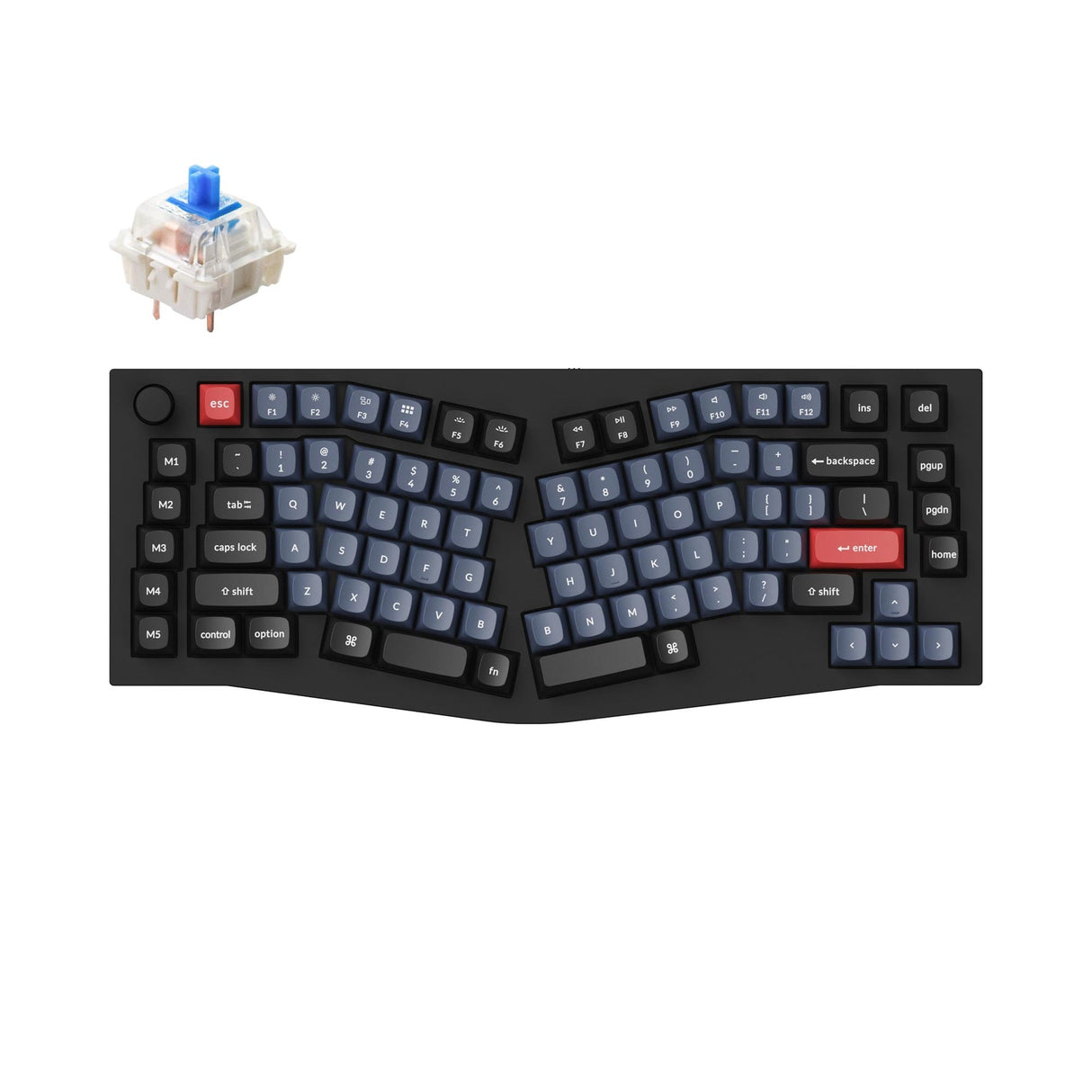 Keychron Q10 (Alice Layout) QMK Custom Mechanical Keyboard (US ANSI Layout)