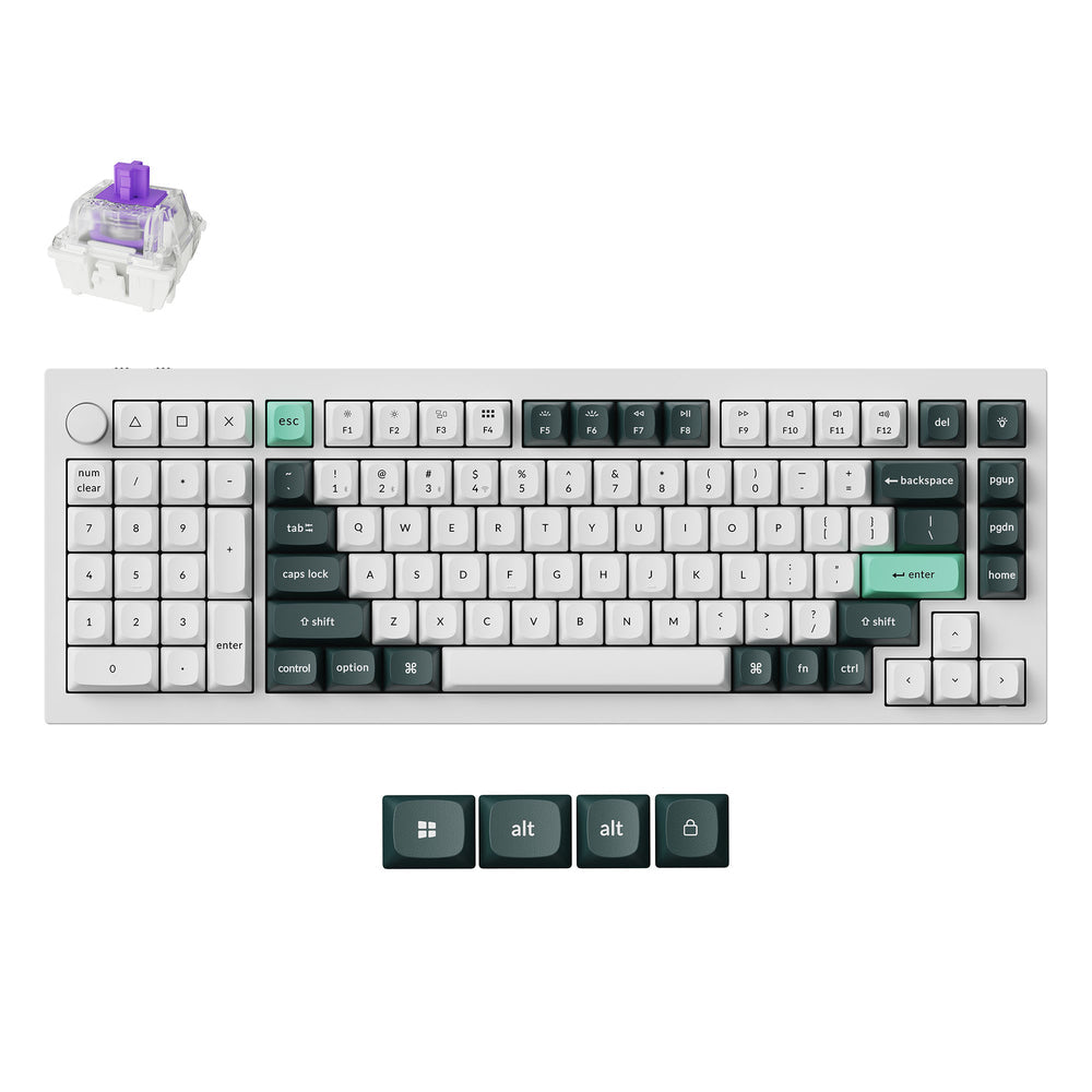 Keychron Q12 HE QMK Wireless Custom Keyboard (US ANSI Layout)