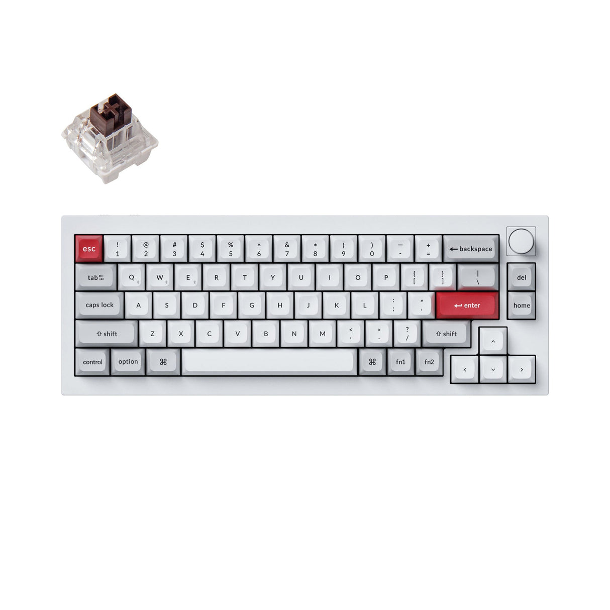 Keychron Q2 Pro QMK/VIA Wireless Custom Mechanical Keyboard (US ANSI Layout)