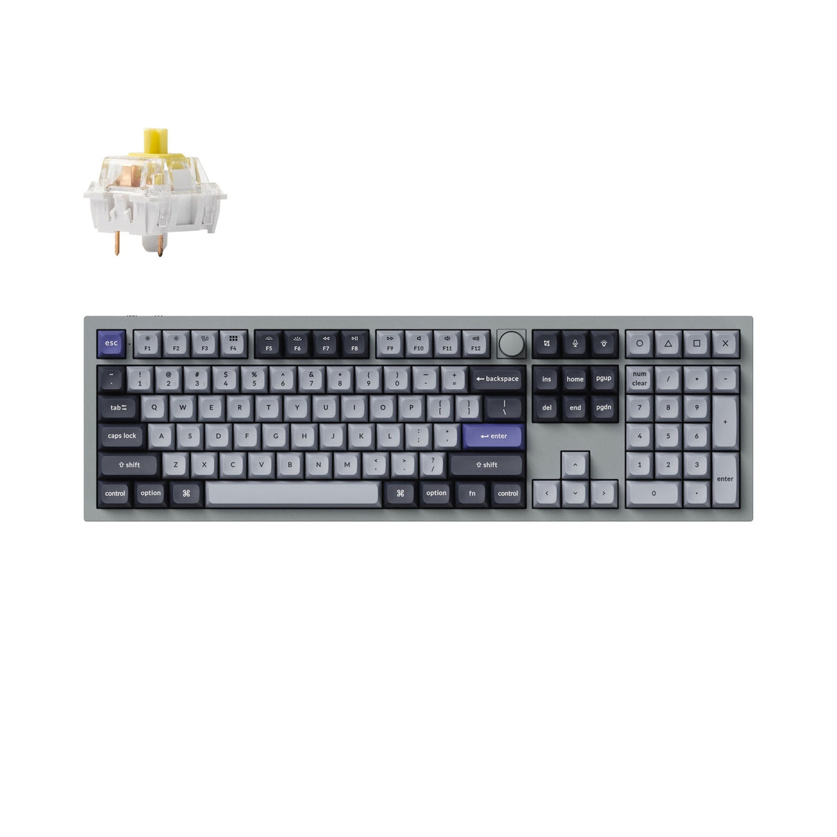 Keychron Q6 Pro QMK/VIA Wireless Custom Mechanical Keyboard (US ANSI Layout)