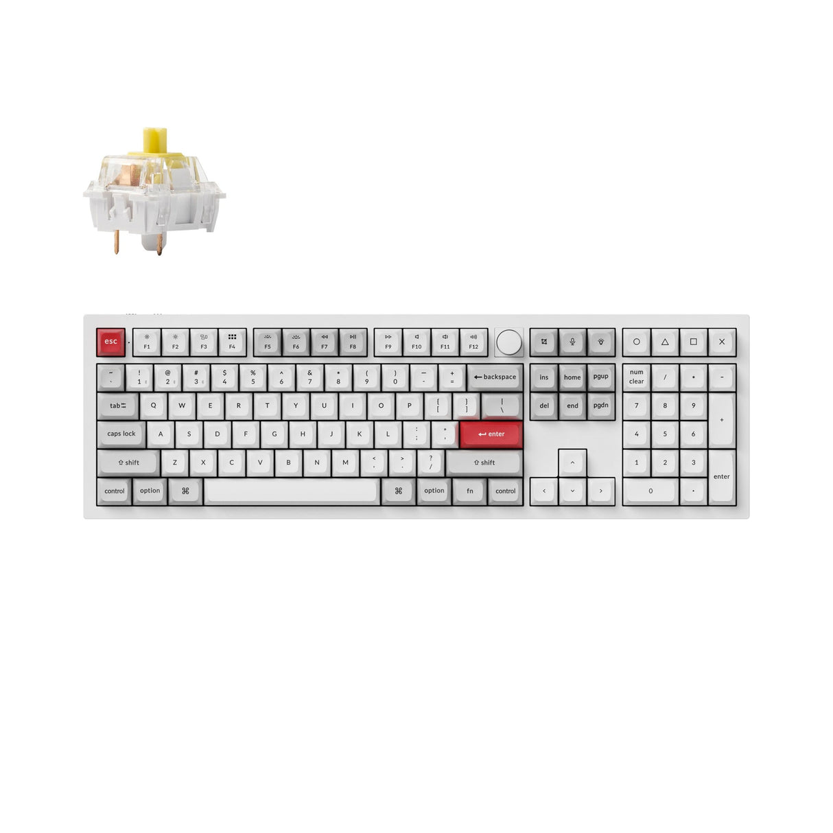 Keychron Q6 Pro QMK/VIA Wireless Custom Mechanical Keyboard (US ANSI Layout)