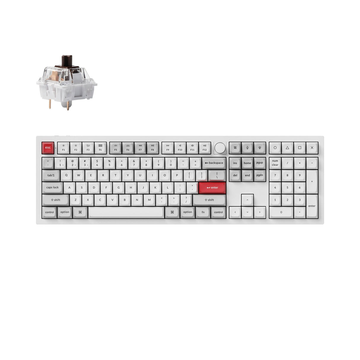 Keychron Q6 Pro QMK/VIA Wireless Custom Mechanical Keyboard (US ANSI Layout)