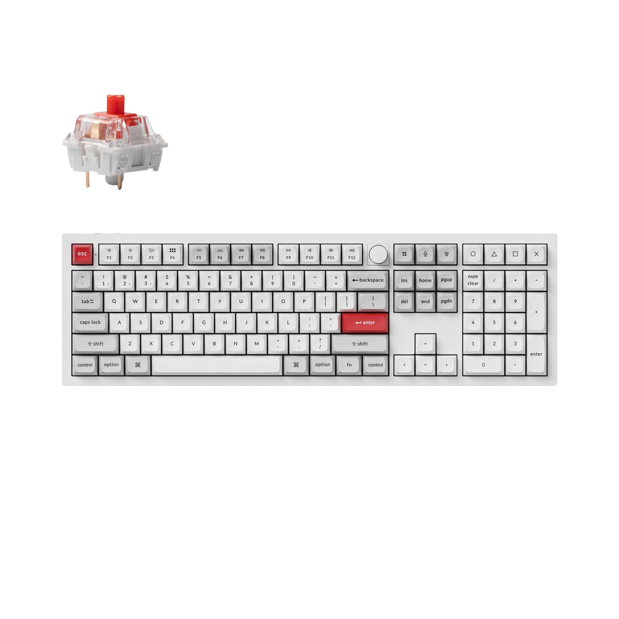 Keychron Q6 Pro QMK/VIA Wireless Custom Mechanical Keyboard (US ANSI Layout)
