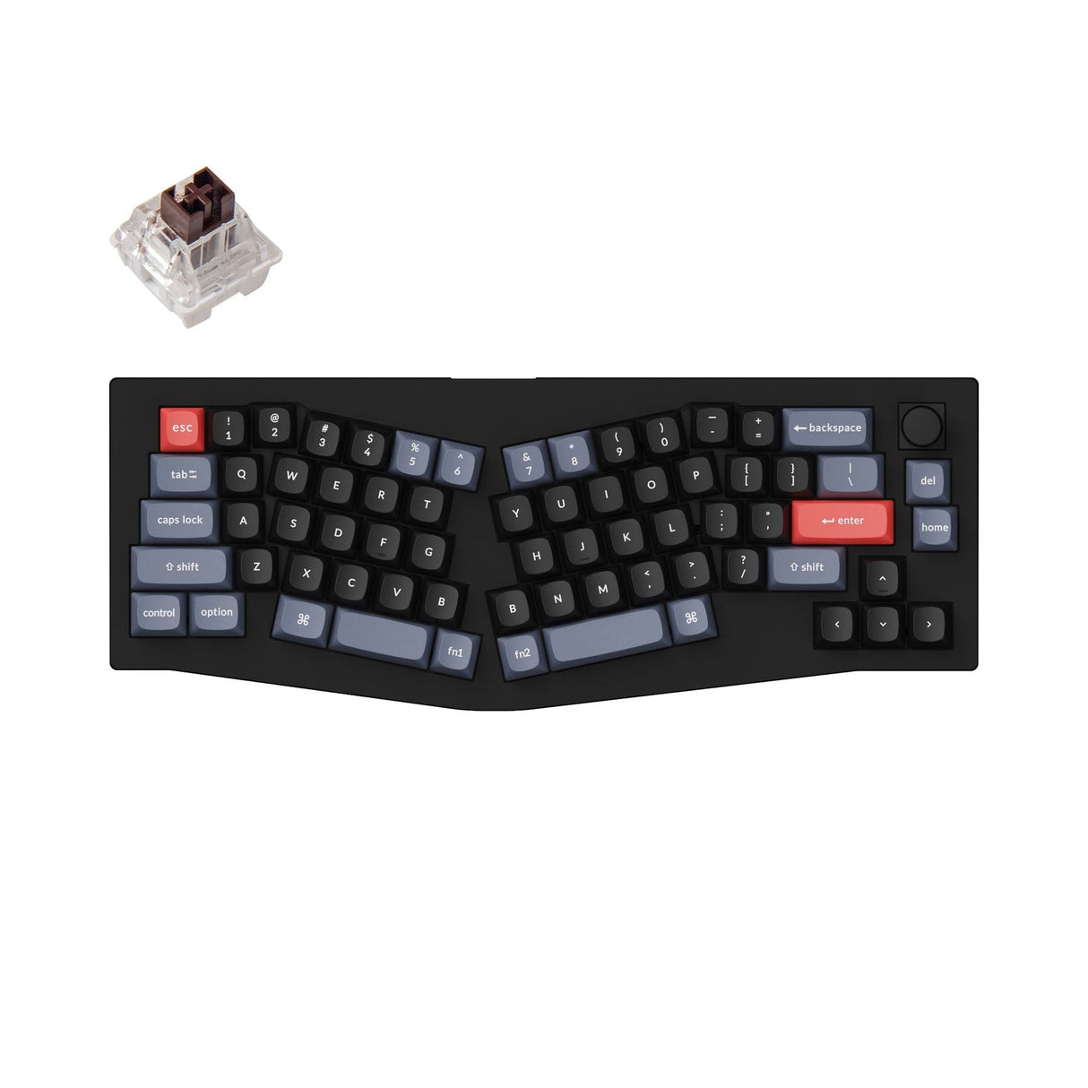 Keychron V8 (Alice Lay-out) QMK Aangepaste Mechanische Toetsenbord (US ANSI Lay-out)
