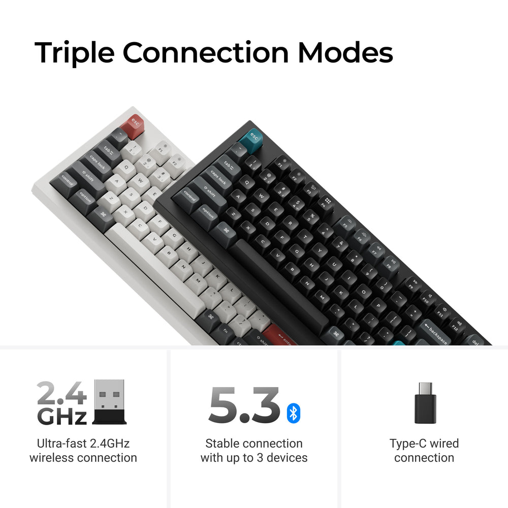 Keychron Q5 Ultra 8K Wireless Custom Mechanical Keyboard (US ANSI Layout)