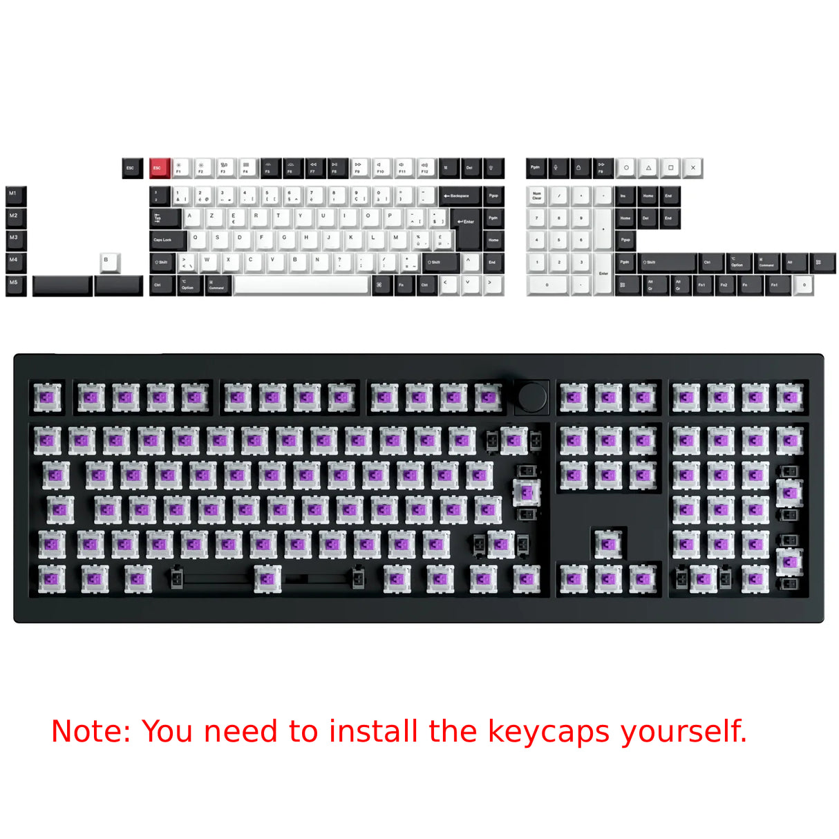 Keychron Q6 HE QMK Wireless Custom Keyboard ISO Layout Collection