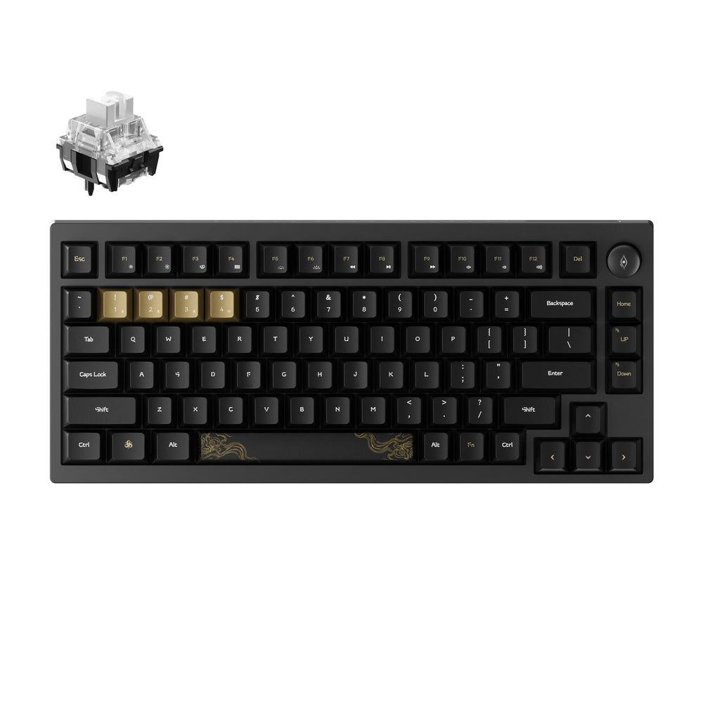 Zwarte Myth Wukong Draadloos Mechanisch Toetsenbord (US ANSI Indeling)
