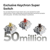 Keychron C2 Pro 8K QMK Bedraad Aangepast Mechanisch Toetsenbord (VS ANSI Indeling)