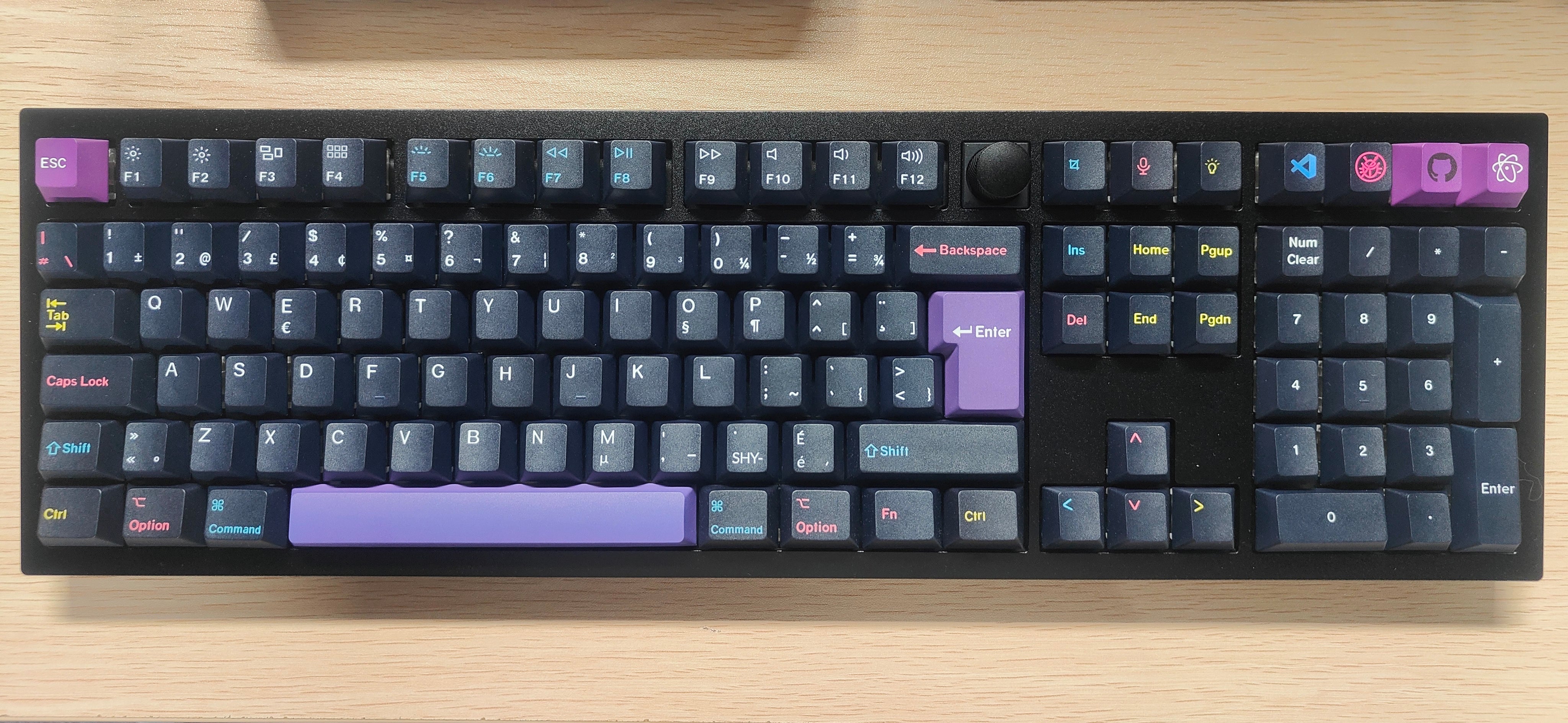 ISO Cherry Profile Dye-Sub PBT Full Set Keycap Set - Developer (Version 2)