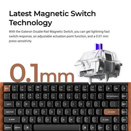 Keychron K2 HE Wireless Magnetic Switch Custom Keyboard (US ANSI Layout)
