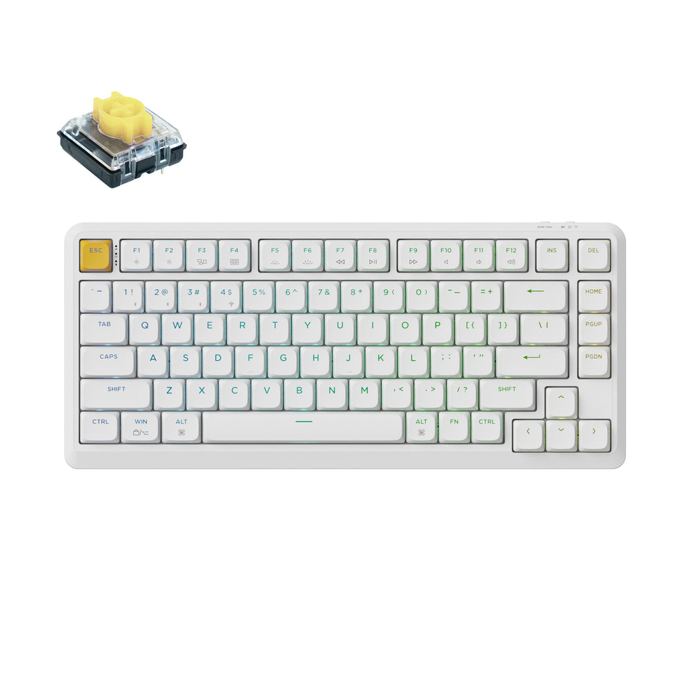 Keychron J1 QMK Wireless Mechanical Keyboard (US ANSI Layout)