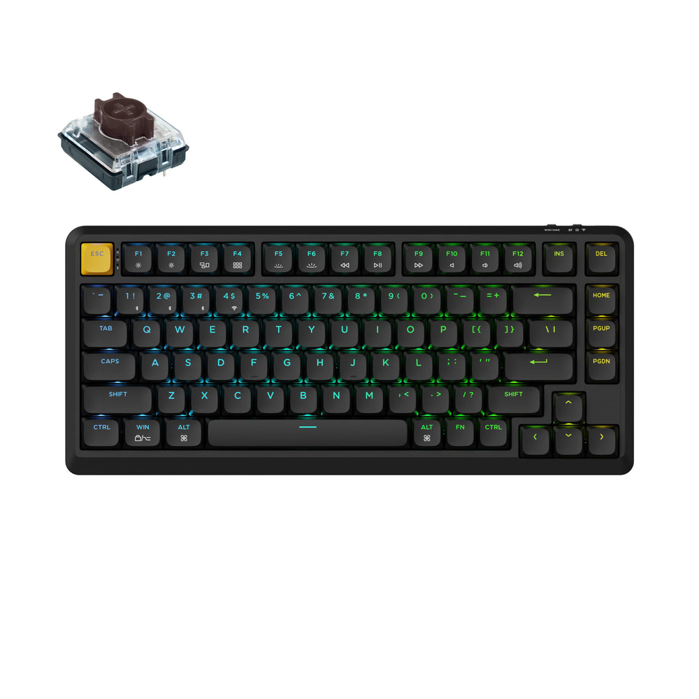 Keychron J1 QMK Wireless Mechanical Keyboard (US ANSI Layout)