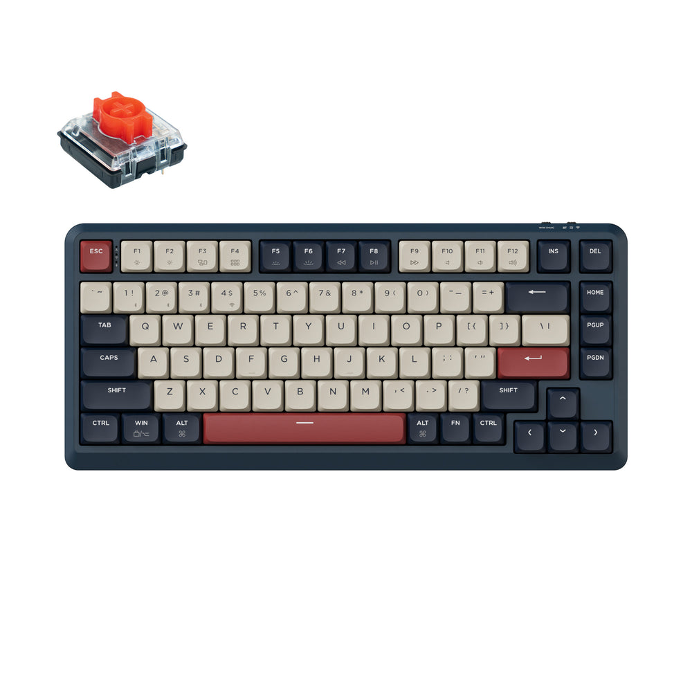 Keychron J1 QMK Wireless Mechanical Keyboard (US ANSI Layout)