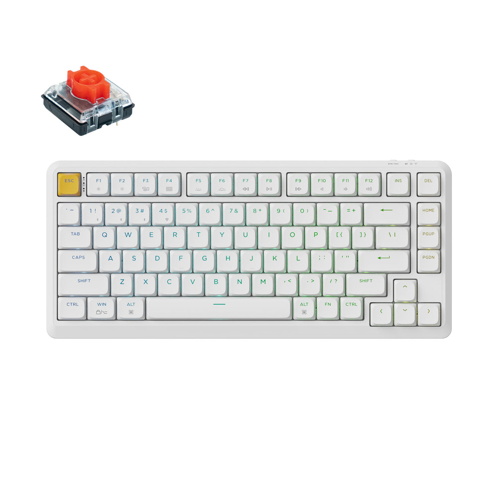 Keychron J1 QMK Wireless Mechanical Keyboard (US ANSI Layout)