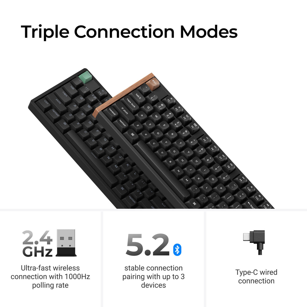 Keychron K10 HE Wireless Magnetic Switch Custom Keyboard ISO Layout Collection