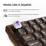 Keychron K2 HE Wireless Magnetic Switch Custom Keyboard - All Wood Special Edition (US ANSI Layout)