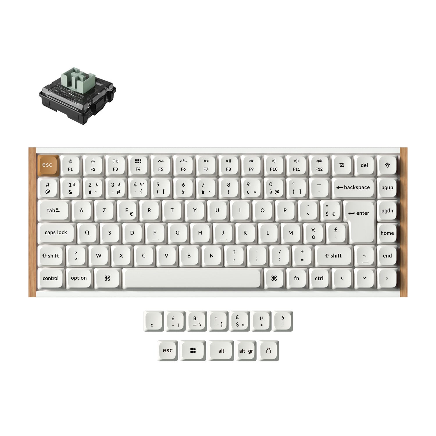 Keychron K3 HE Wireless Magnetic Switch Custom Keyboard ISO Layout Collection