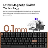 Keychron K4 HE Draadloos Magnetisch Schakelaar Aangepast Toetsenbord (US ANSI-indeling)