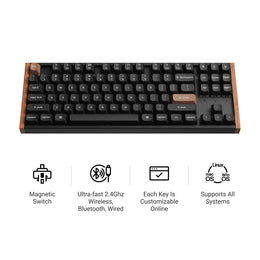 Keychron K8 HE Wireless Magnetic Switch Custom Keyboard (US ANSI Layout)