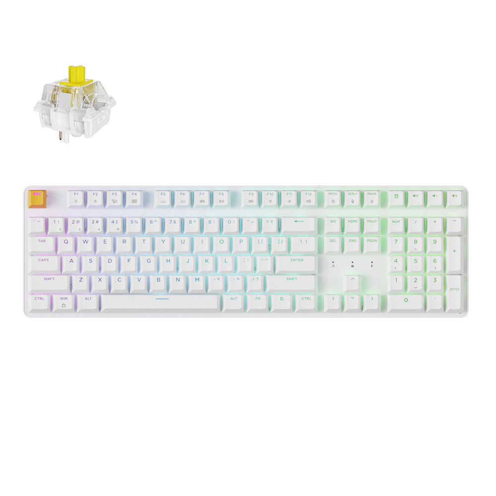 Keychron J5 QMK Wireless Mechanical Keyboard (US ANSI Layout)
