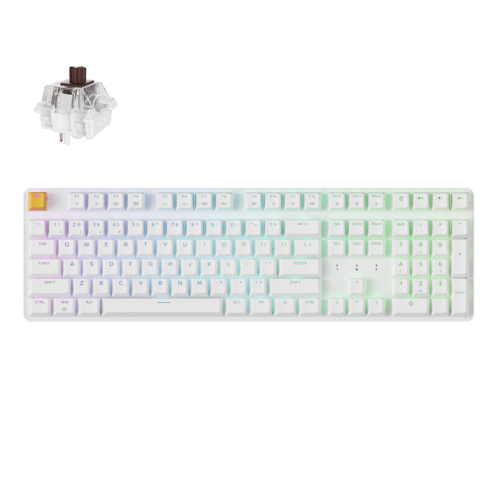 Keychron J5 QMK Wireless Mechanical Keyboard (US ANSI Layout)