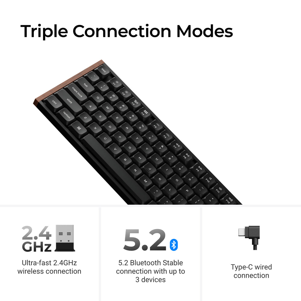 Keychron K1 Ultra 8K Wireless Custom Mechanical Keyboard (US ANSI Layout)