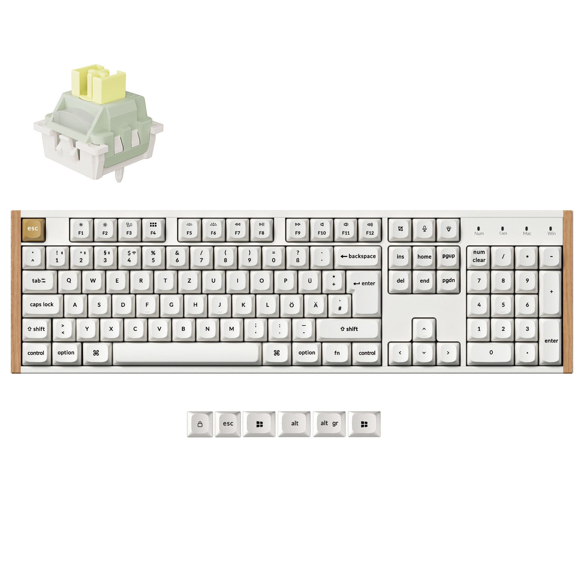 Keychron K10 HE Wireless Magnetic Switch Custom Keyboard ISO Layout Collection