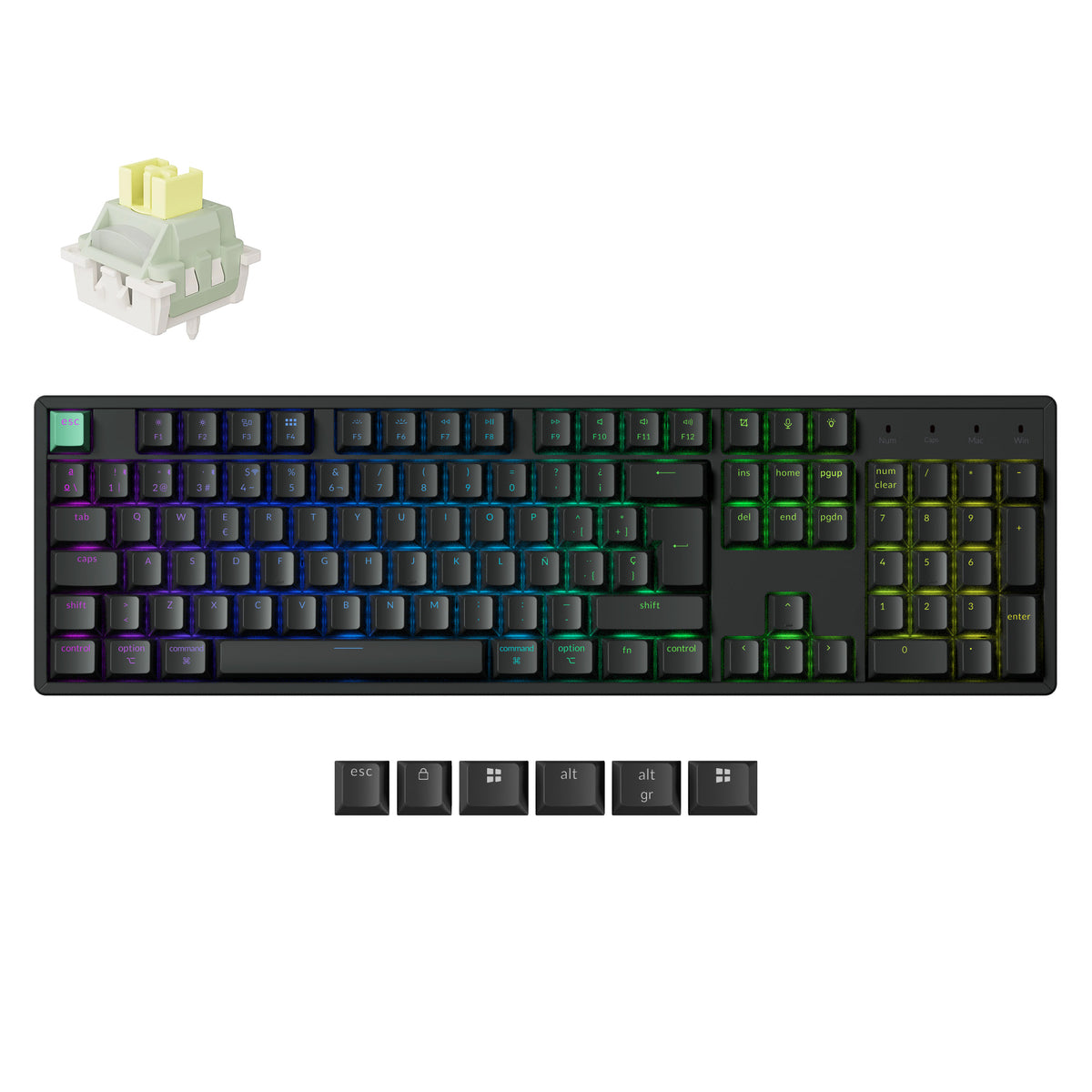 Keychron K10 HE Wireless Magnetic Switch Custom Keyboard ISO Layout Collection