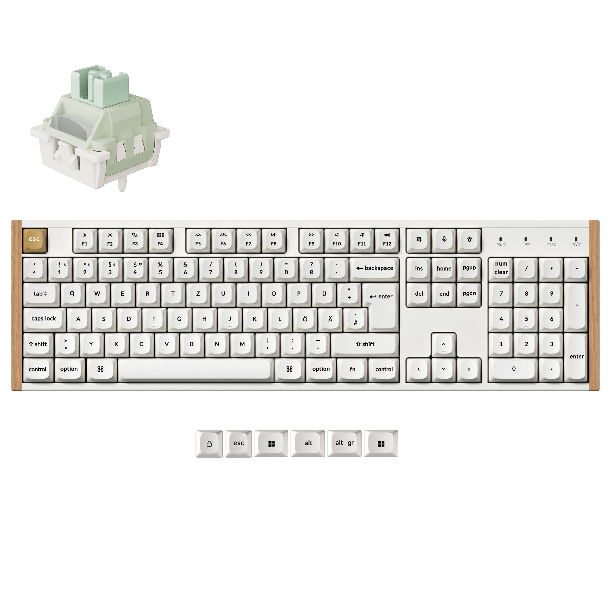 Keychron K10 HE Wireless Magnetic Switch Custom Keyboard ISO Layout Collection