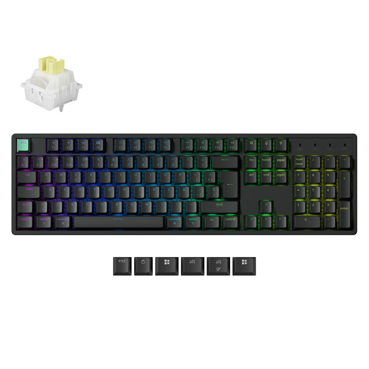 Keychron K10 HE Wireless Magnetic Switch Custom Keyboard ISO Layout Collection