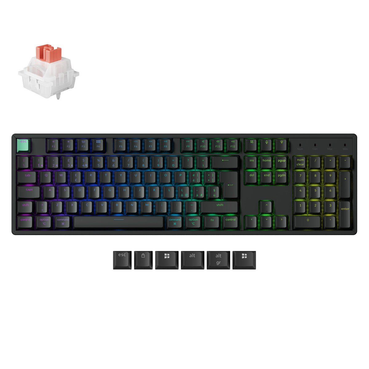 Keychron K10 HE Wireless Magnetic Switch Custom Keyboard ISO Layout Collection