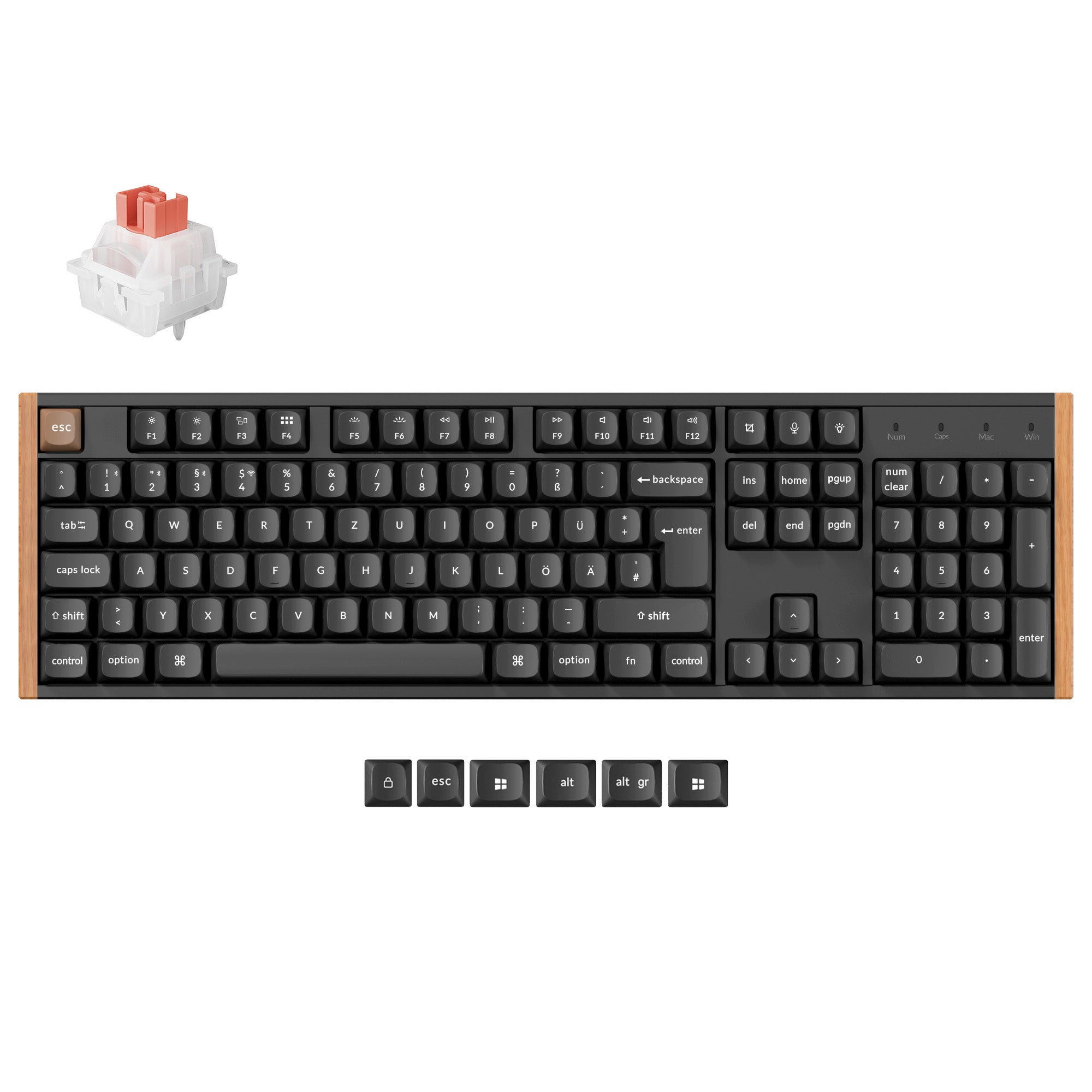 Keychron K10 HE Wireless Magnetic Switch Custom Keyboard ISO Layout Collection