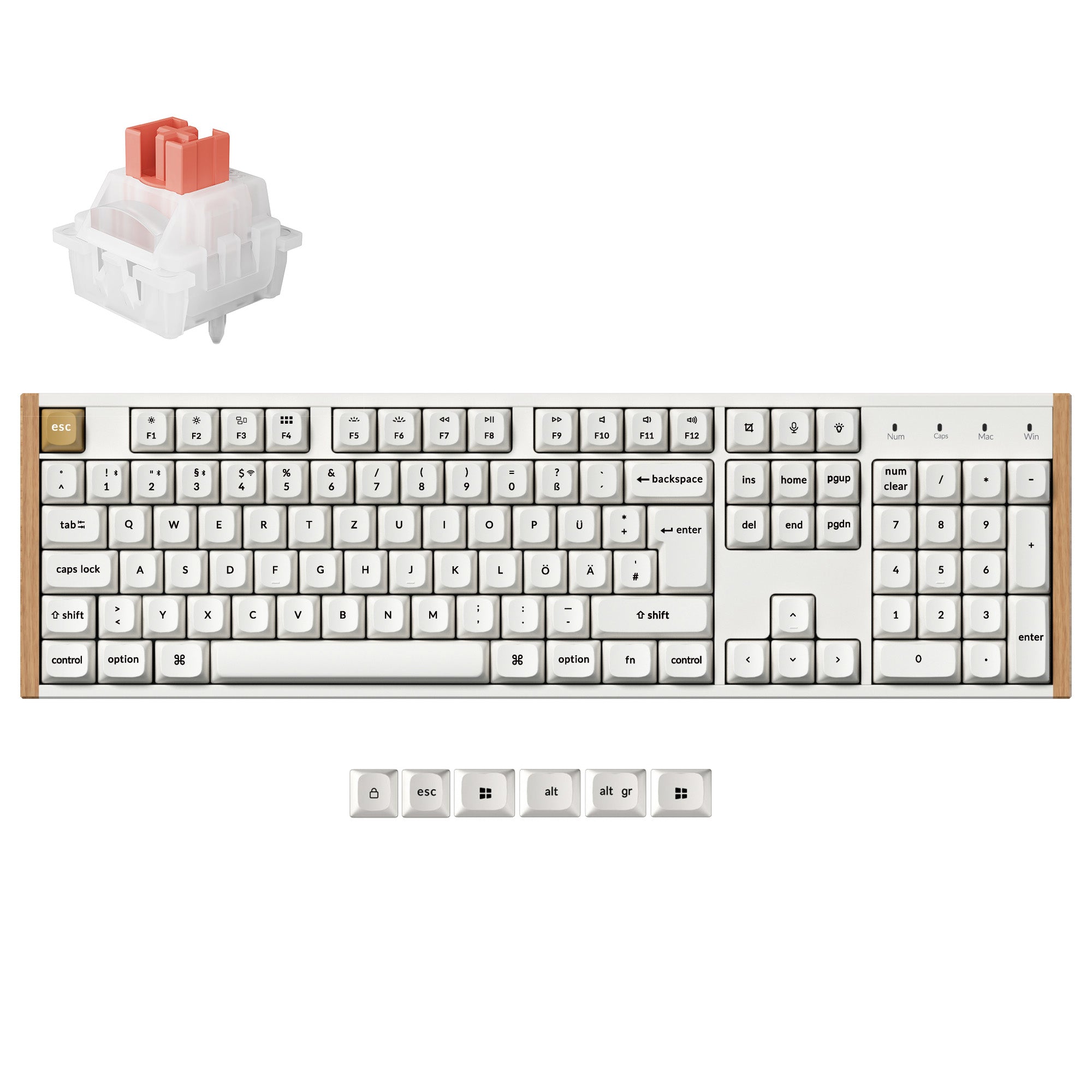 Keychron K10 HE Wireless Magnetic Switch Custom Keyboard ISO Layout Collection