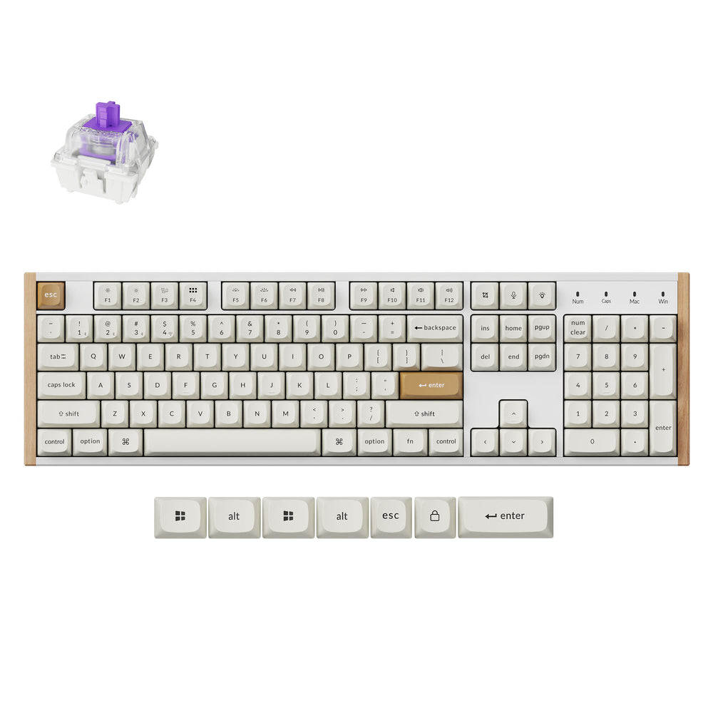 Keychron K10 HE Wireless Magnetic Switch Custom Keyboard (US ANSI Layout)