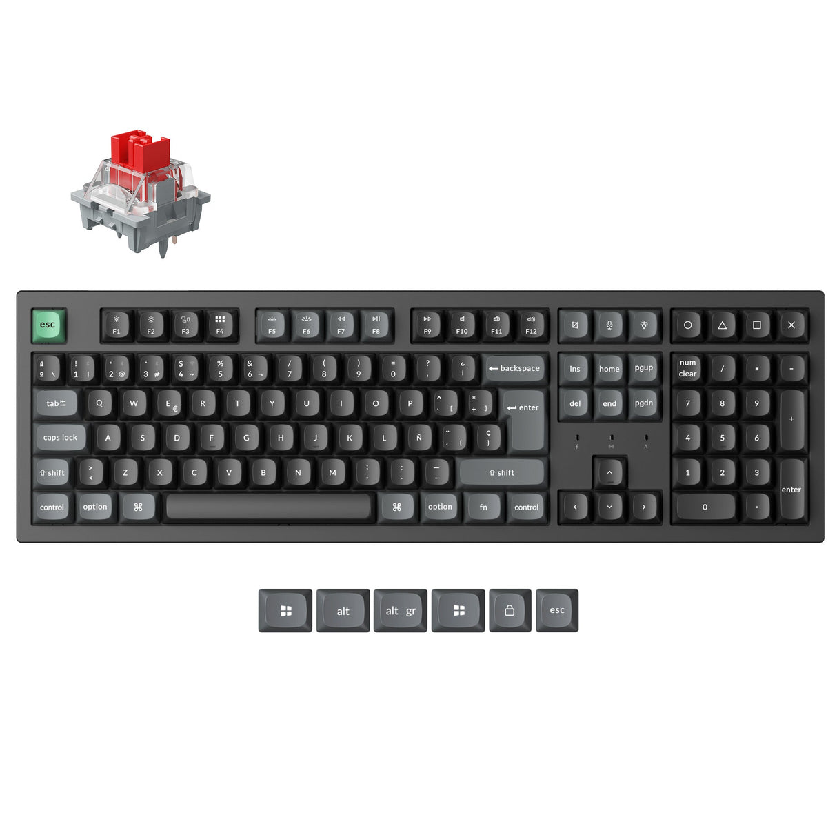 Keychron K10 Ultra 8K Wireless Custom Mechanical Keyboard ISO Layout Collection