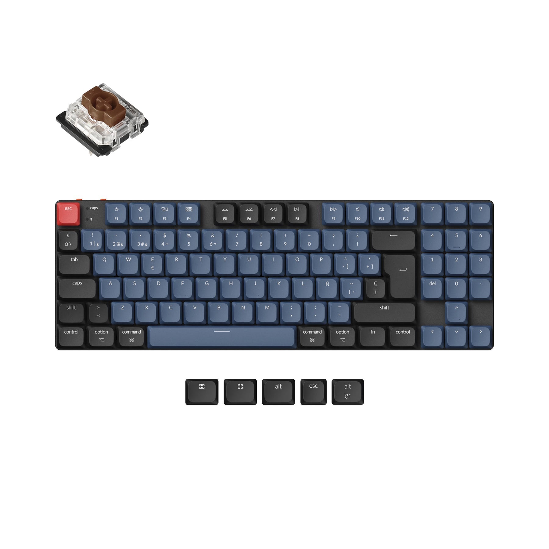Keychron K13 Pro QMK/VIA Draadloos Aangepast Mechanisch Toetsenbord ISO Indeling Collectie