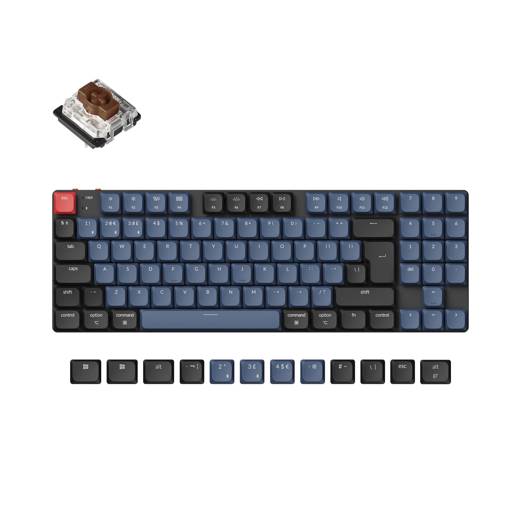 Keychron K13 Pro QMK/VIA Draadloos Aangepast Mechanisch Toetsenbord ISO Indeling Collectie