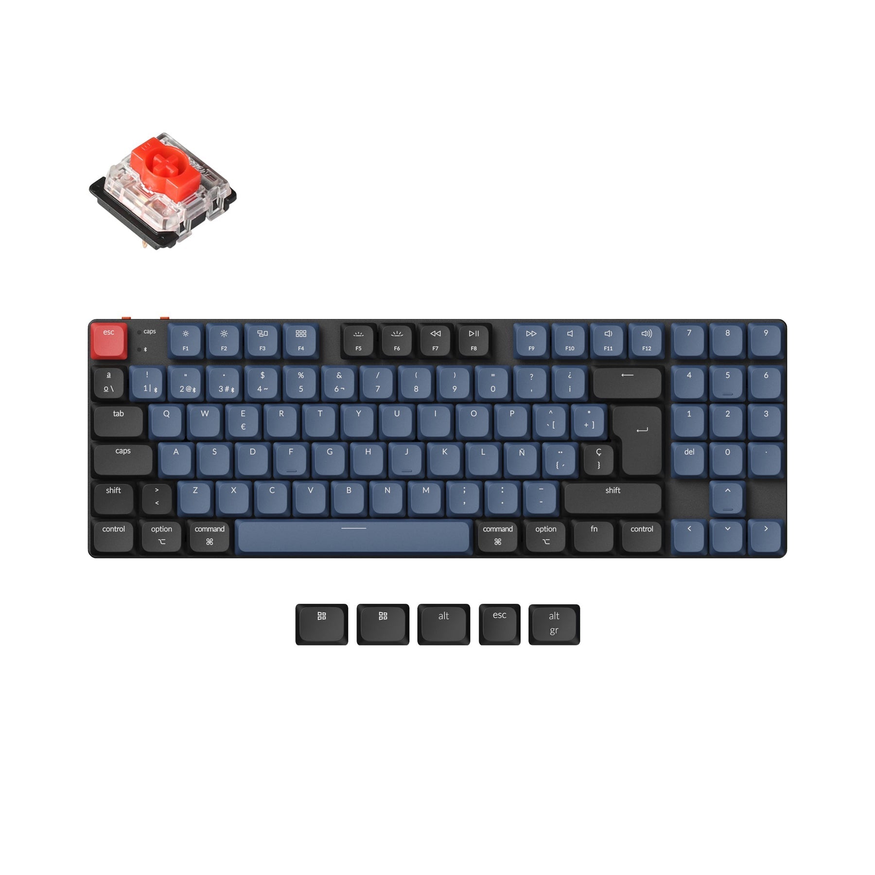 Keychron K13 Pro QMK/VIA Draadloos Aangepast Mechanisch Toetsenbord ISO Indeling Collectie