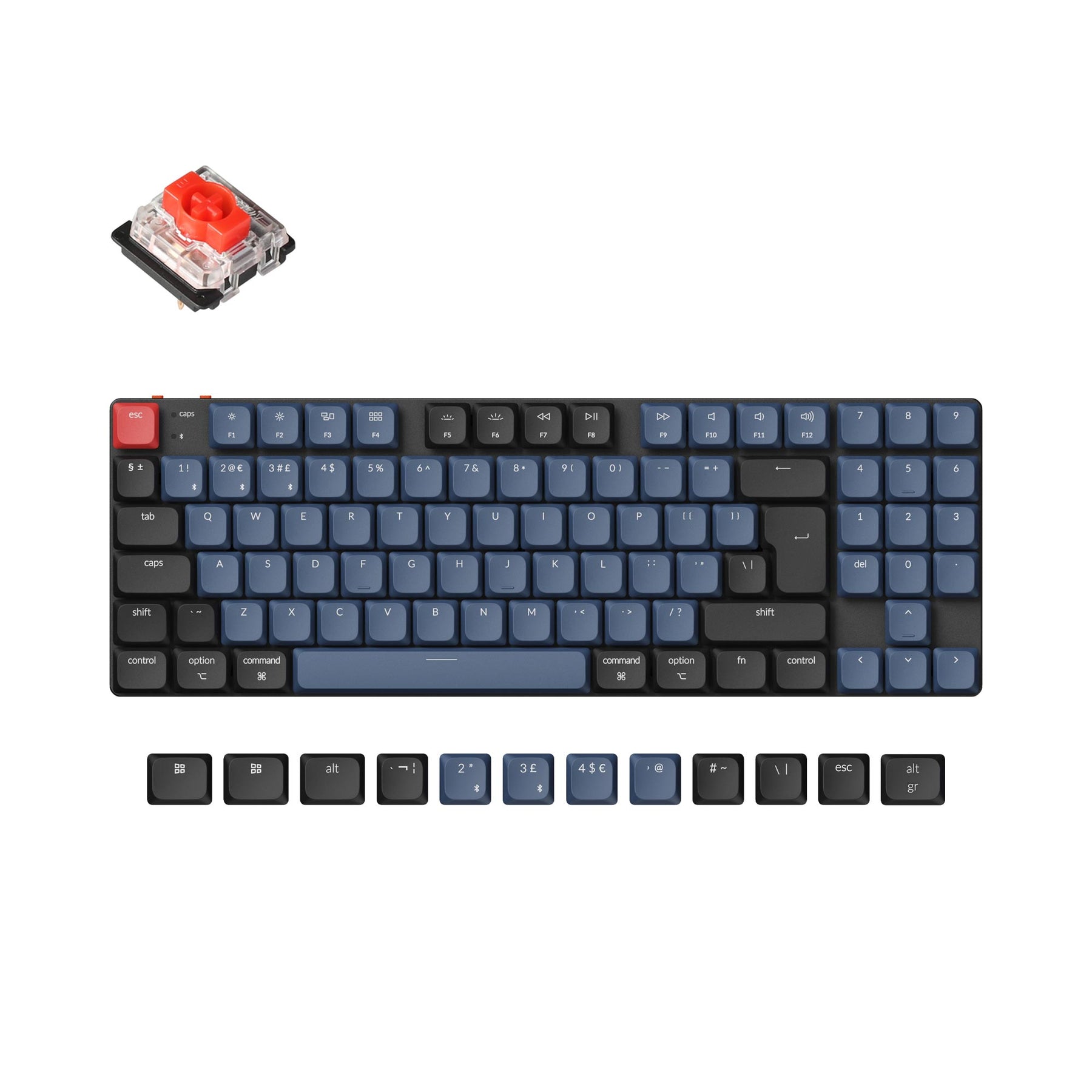 Keychron K13 Pro QMK/VIA Draadloos Aangepast Mechanisch Toetsenbord ISO Indeling Collectie