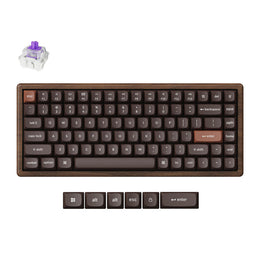 Keychron K2 HE Wireless Magnetic Switch Custom Keyboard - All Wood Special Edition (US ANSI Layout)
